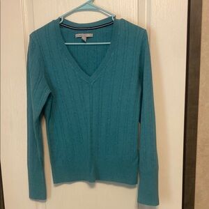 Old Navy Turquoise V-Neck Sweater for Women